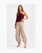 Top asimetrico rojo - Meria