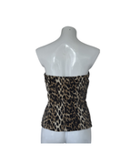 Top corsetero leopardo - Mango