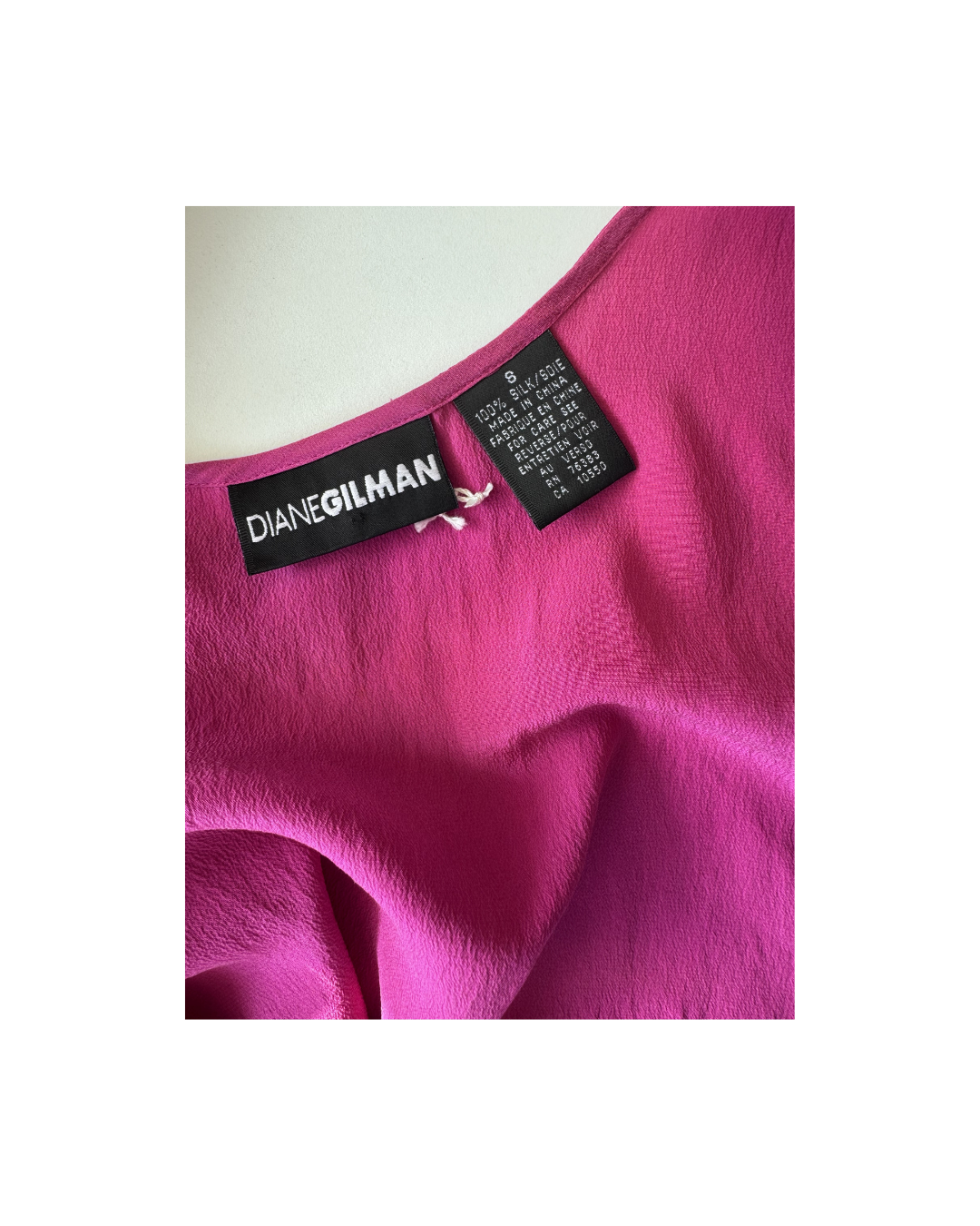 Bividi de seda fucsia - Diane Gilman
