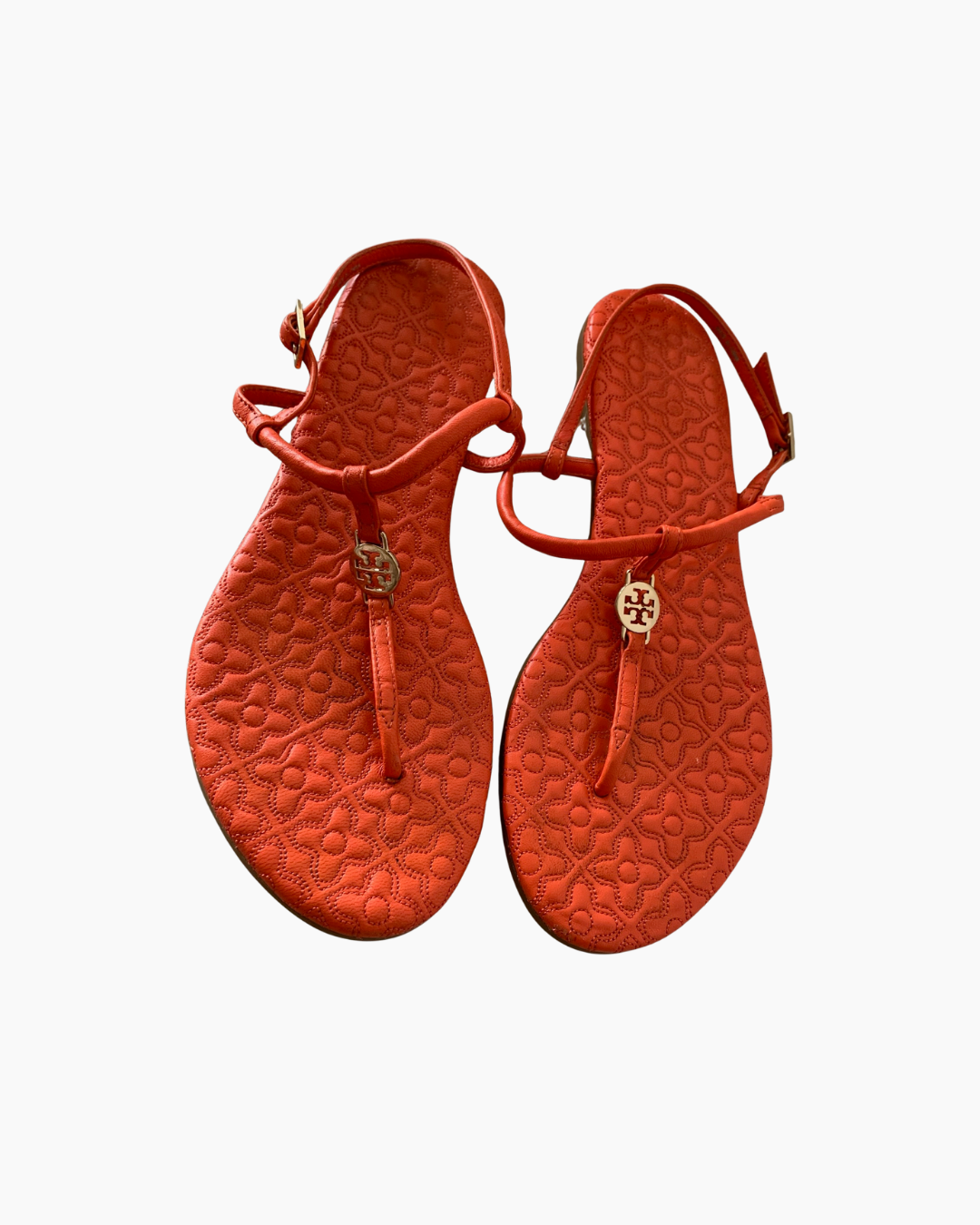 Sandalias planas naranja - Tory Burch