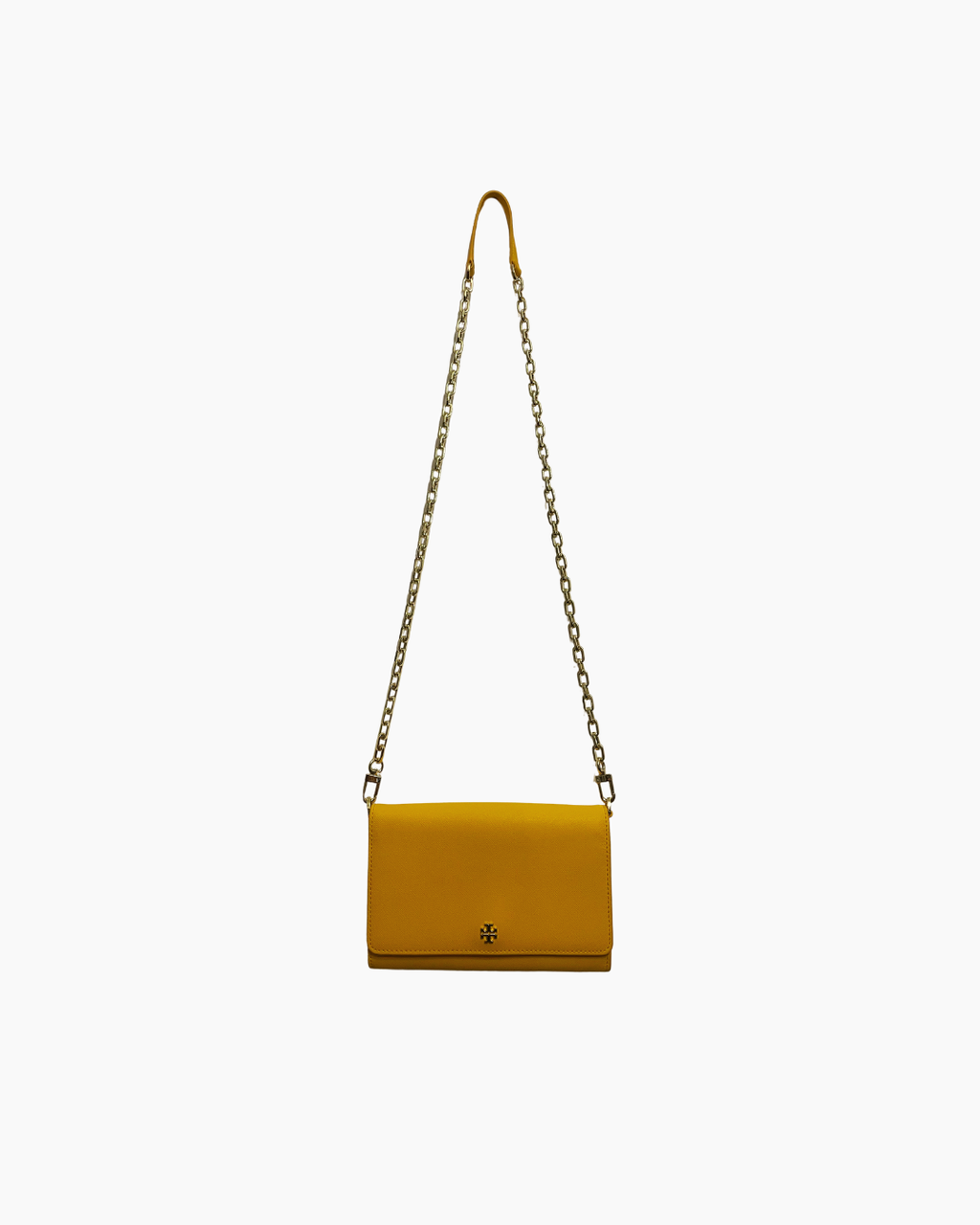 Wallet on Chain amarilla - Tory Burch
