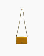 Wallet on Chain amarilla - Tory Burch