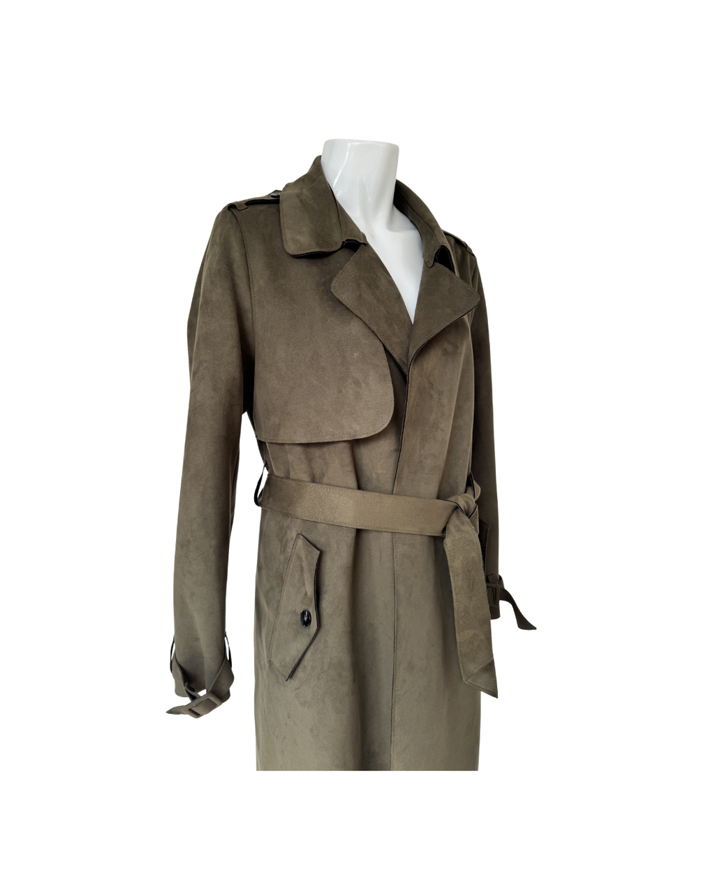Trench verde militar - Zara