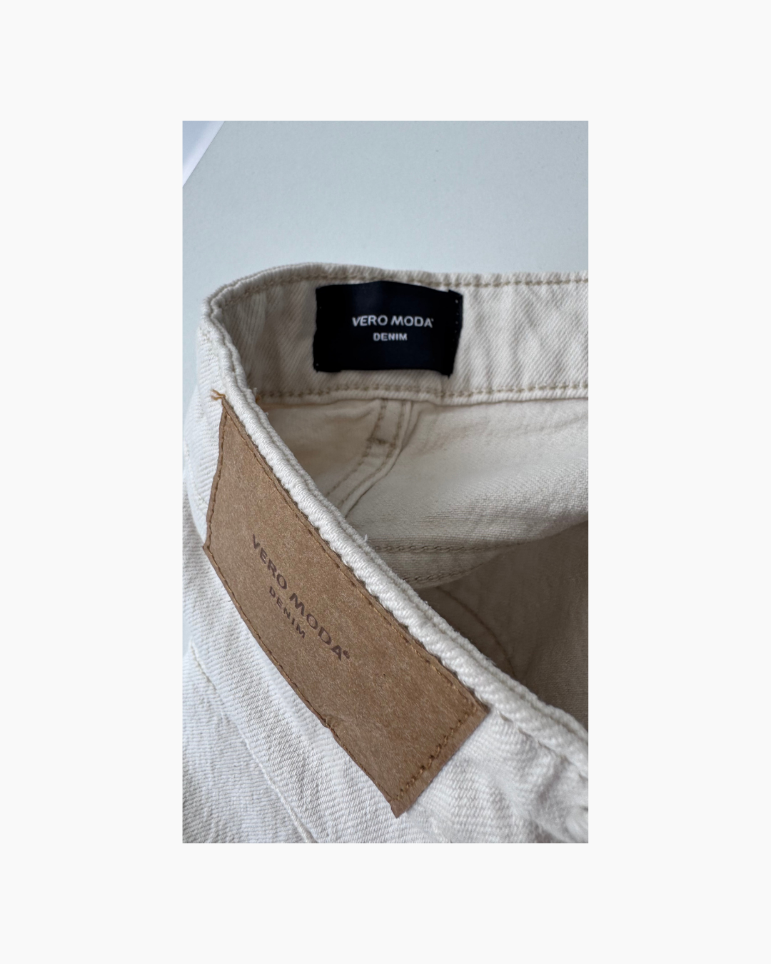 Pantalon denim beige - Vero Moda