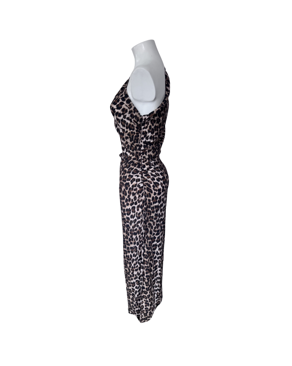 Maxivestido asimetrico animal print - Mango