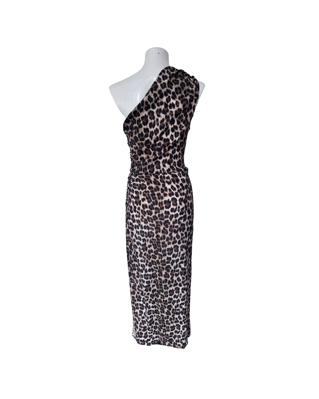 Maxivestido asimetrico animal print - Mango