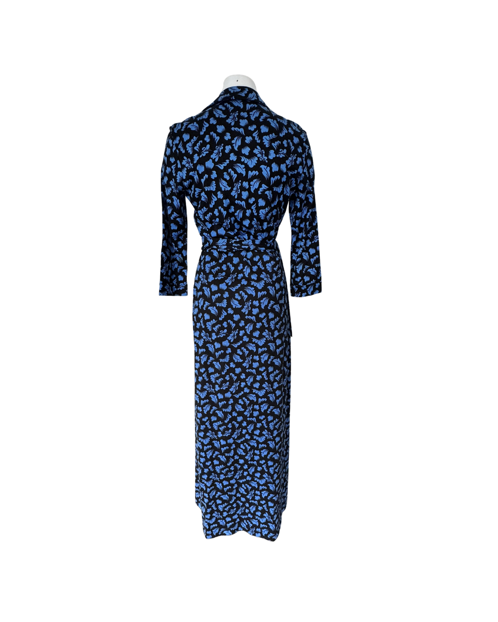 Vestido envolvente azul - DVF