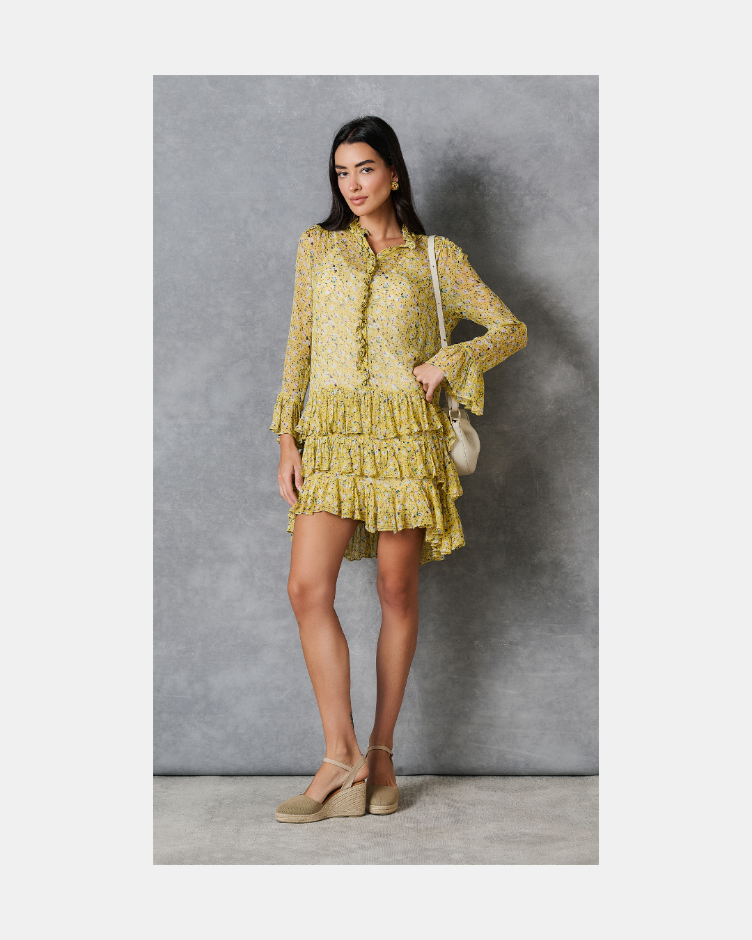 Vestido fluido amarillo - Zadig & Voltaire