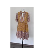 Vestido fluido mini amarillo - Maje