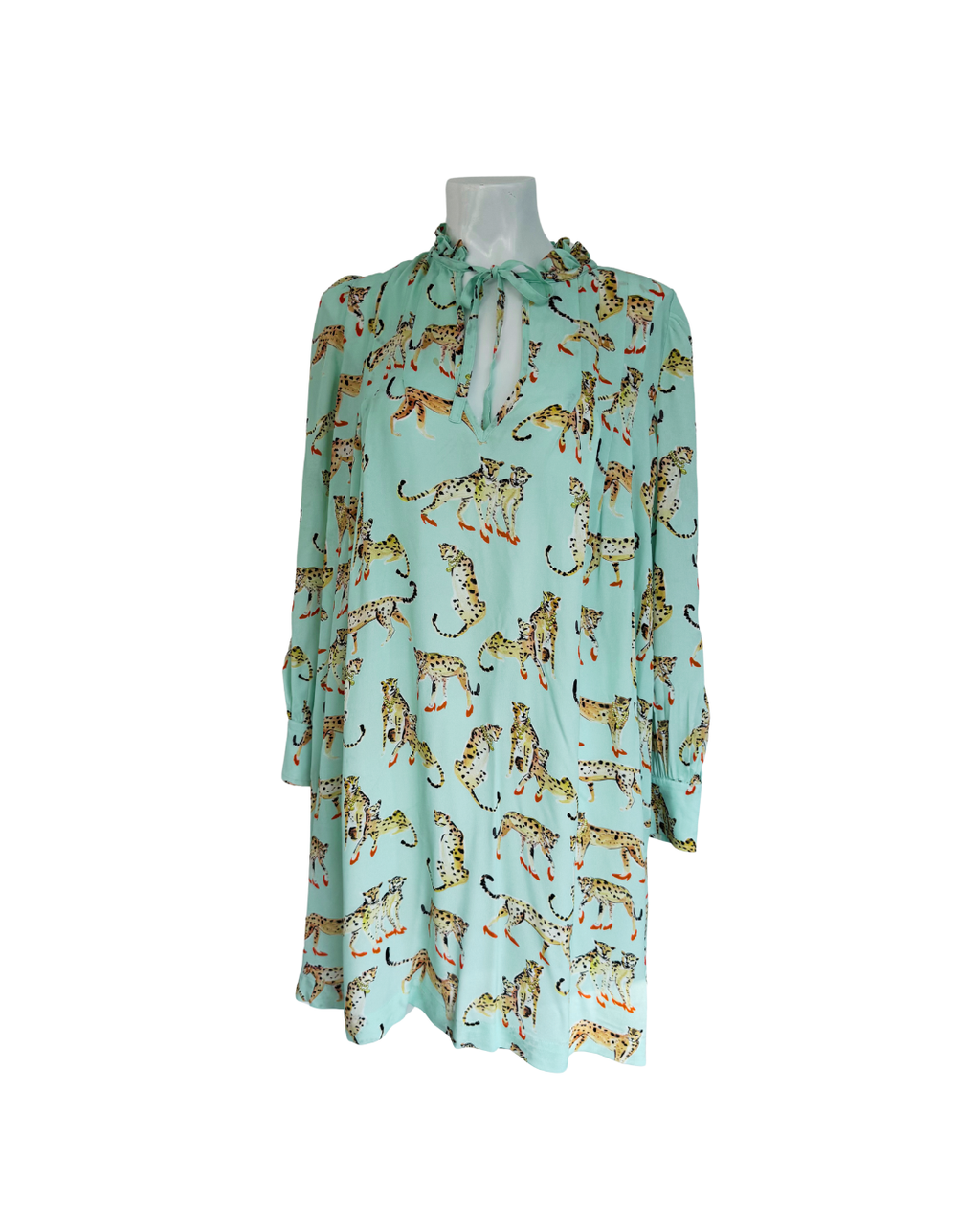Vestido fluido mini verde - Pinko
