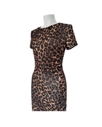 Maxivestido leopardo detalles fruncidos - Mango