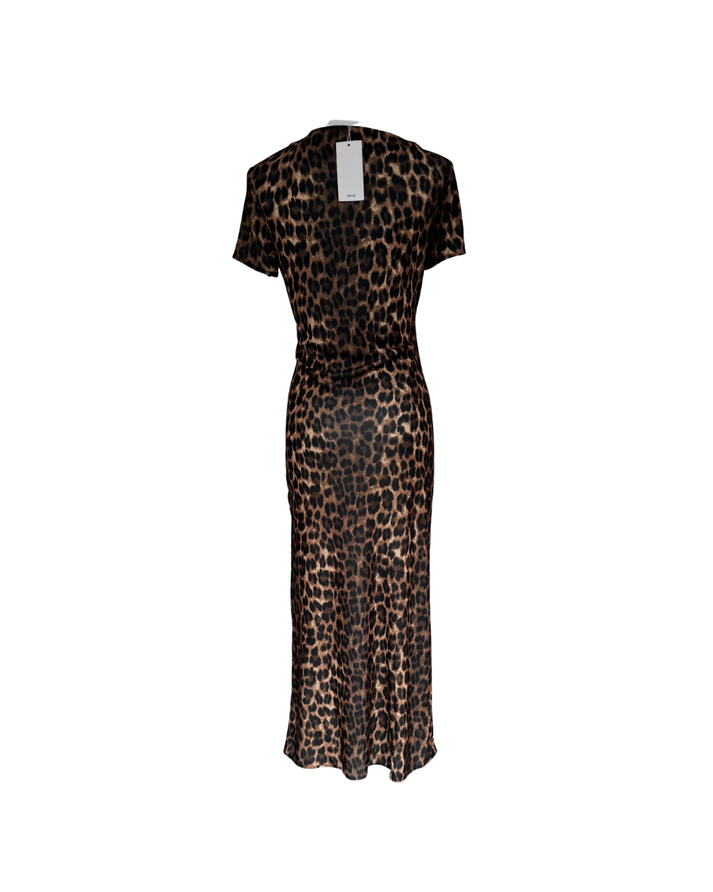 Maxivestido leopardo detalles fruncidos - Mango