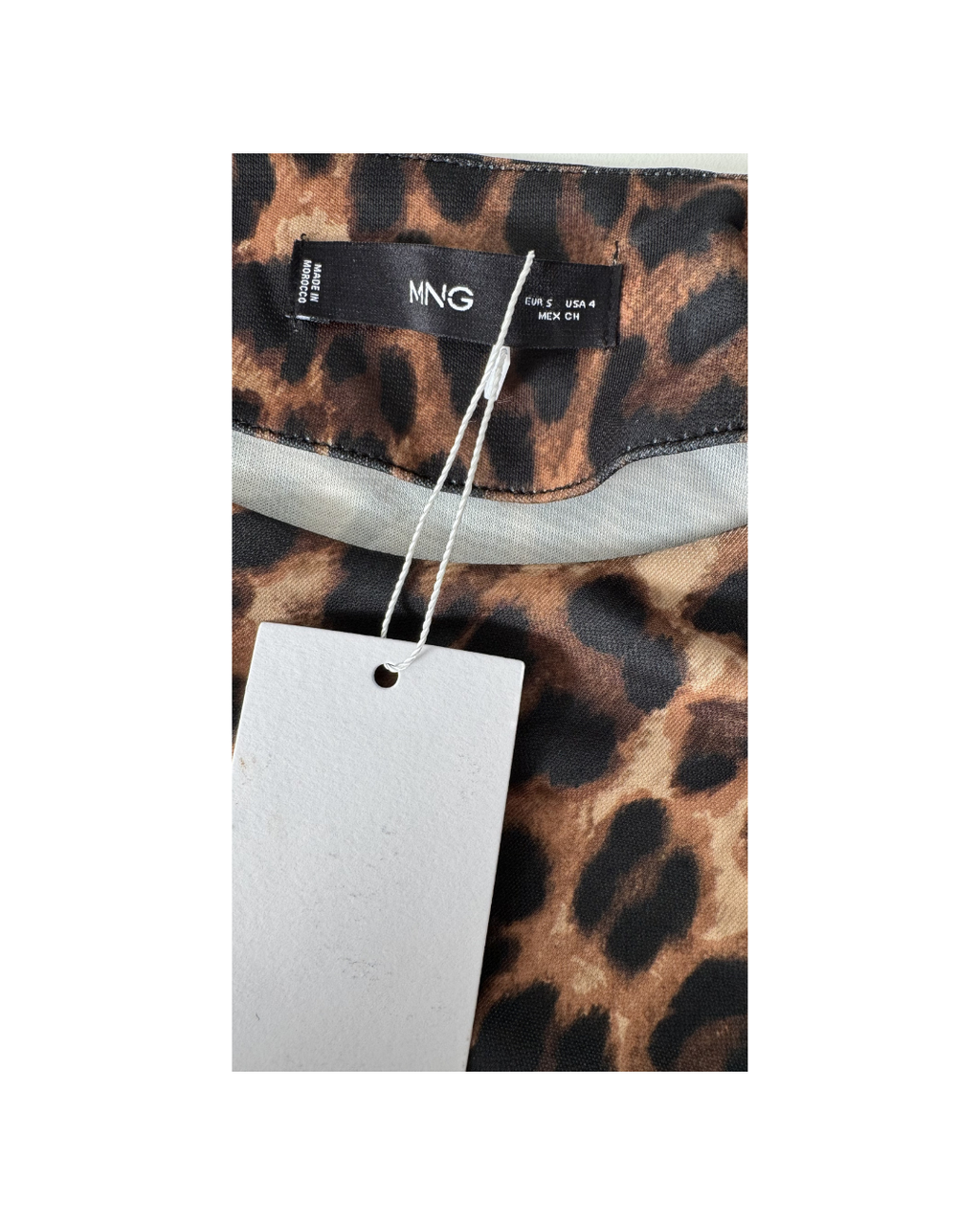 Maxivestido leopardo detalles fruncidos - Mango