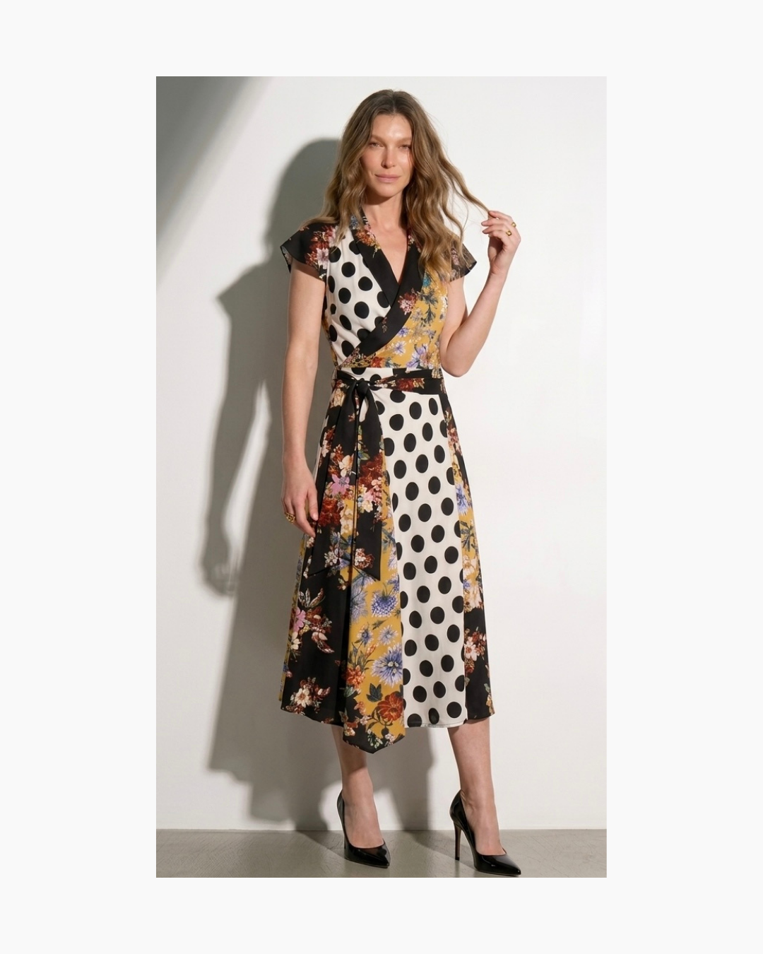 Vestido multicolor envolvente - Zara
