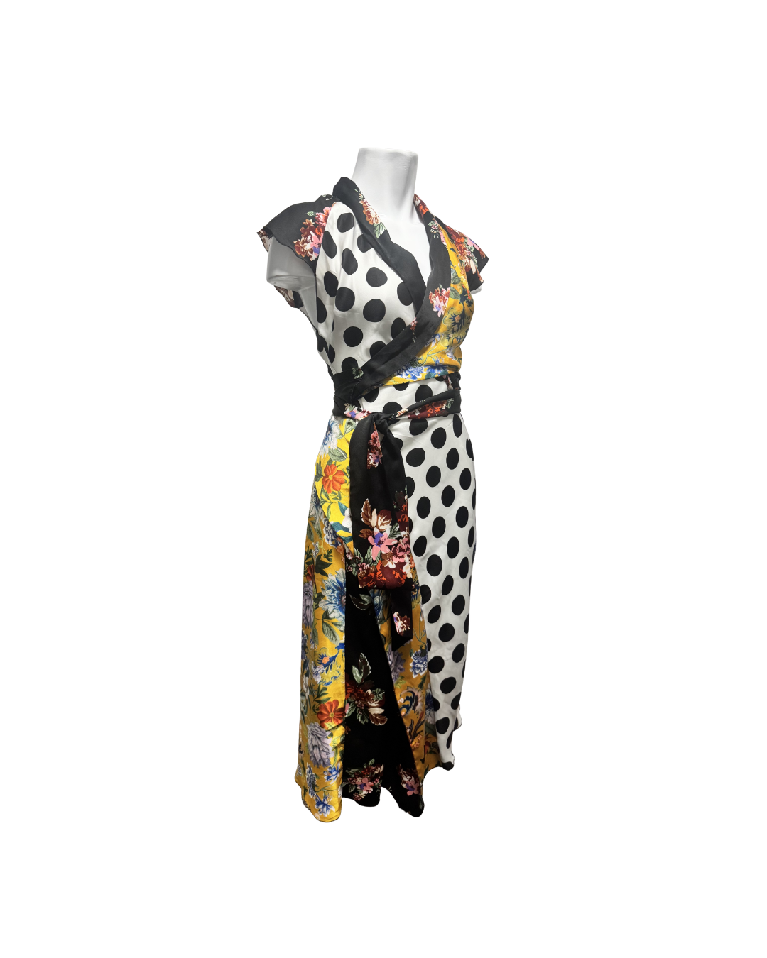 Vestido multicolor envolvente - Zara