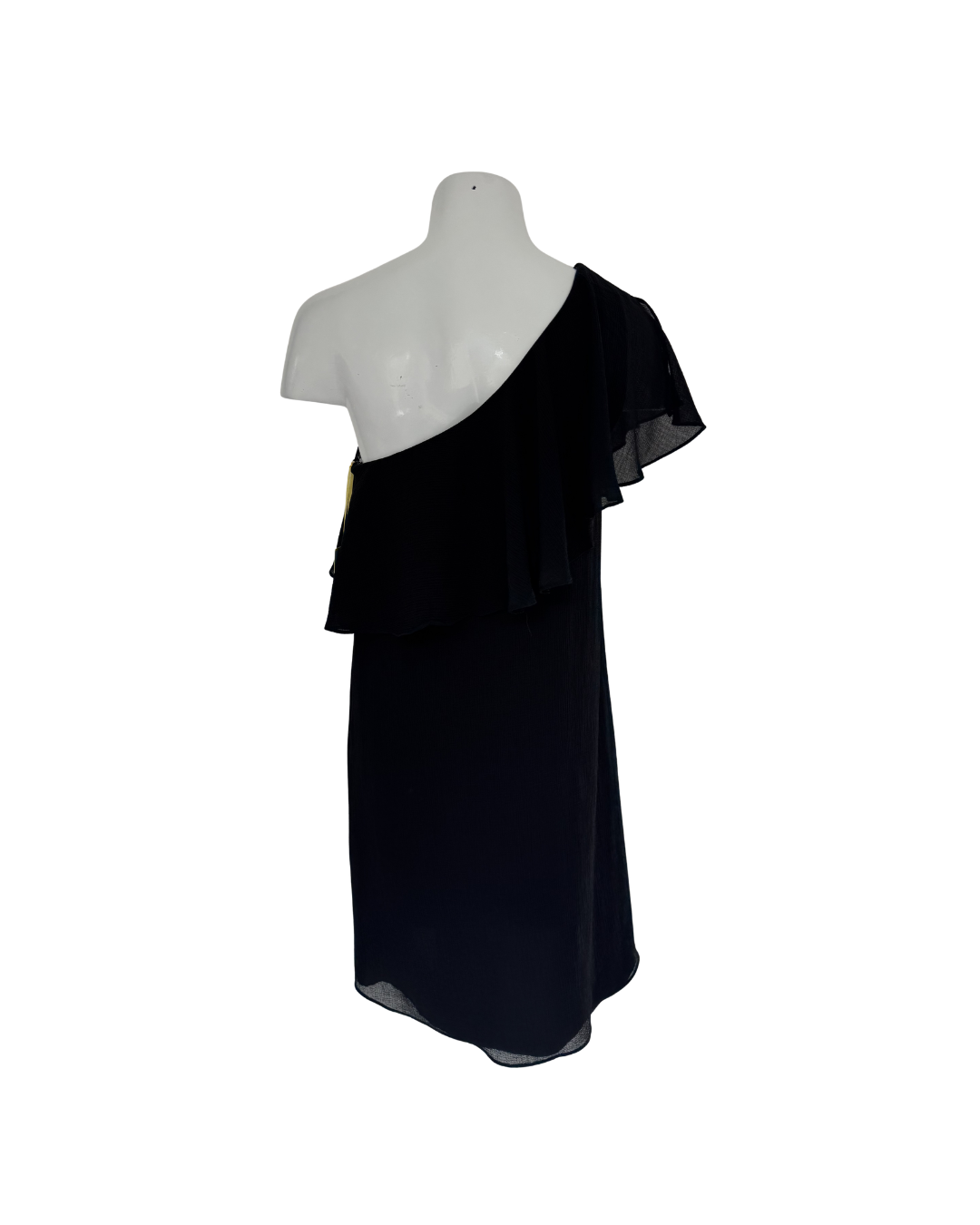Vestido mini asimetrico de gasa Cece