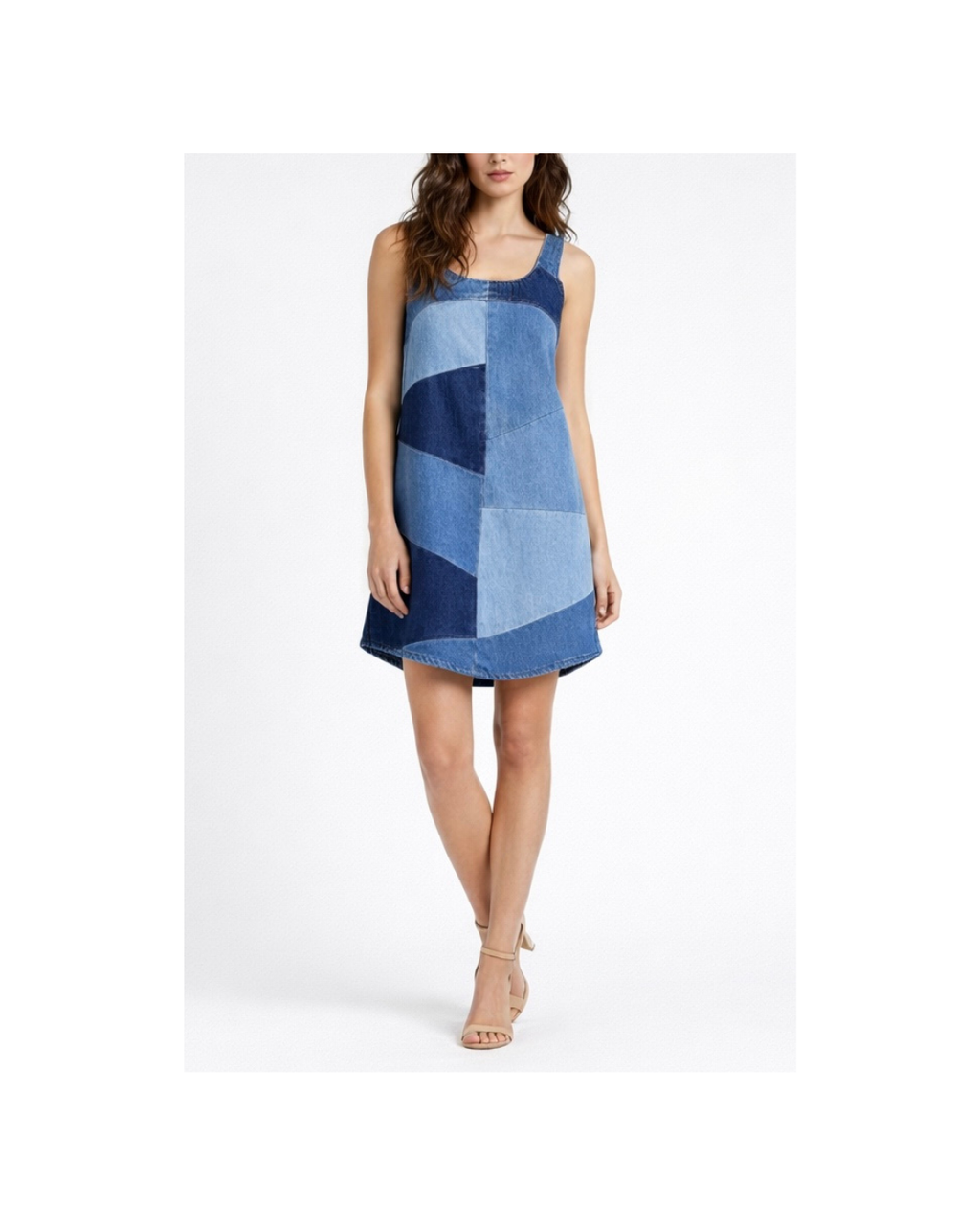 Vestido mini denim celeste - Frame