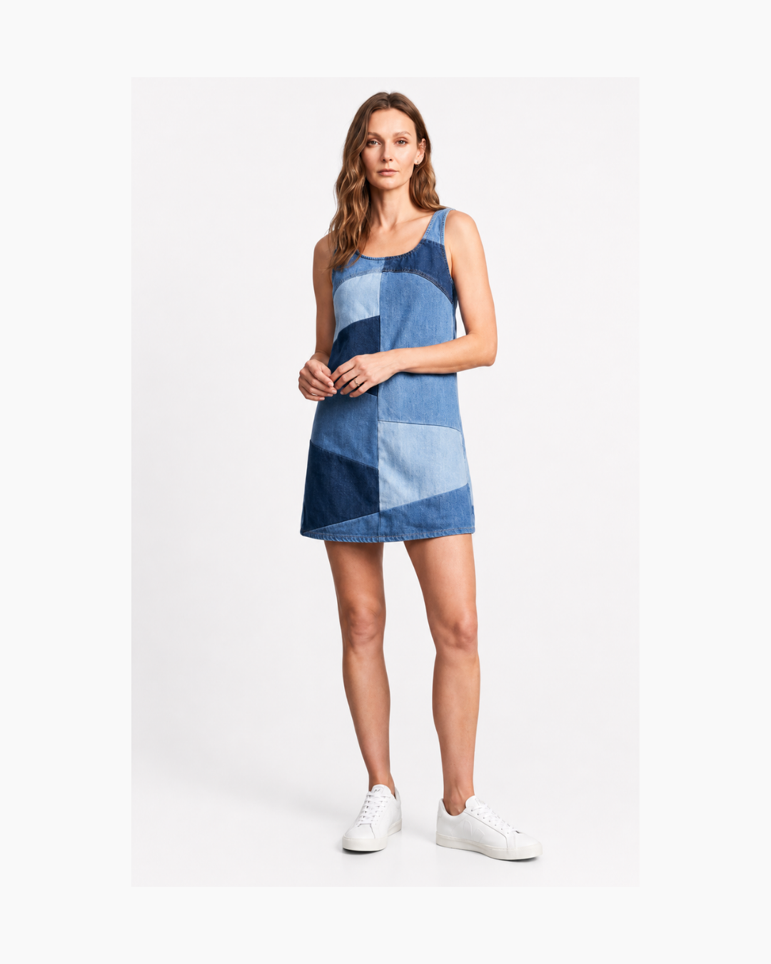 Vestido mini denim celeste - Frame