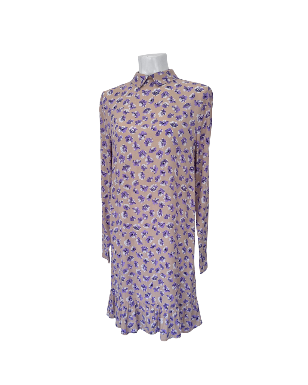 Vestido mini floral - Ganni