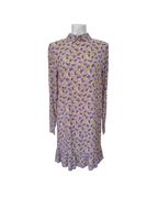 Vestido mini floral - Ganni