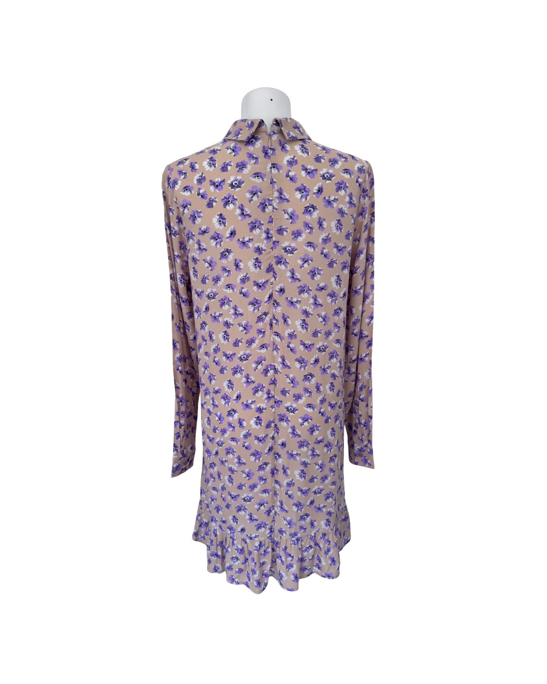 Vestido mini floral - Ganni