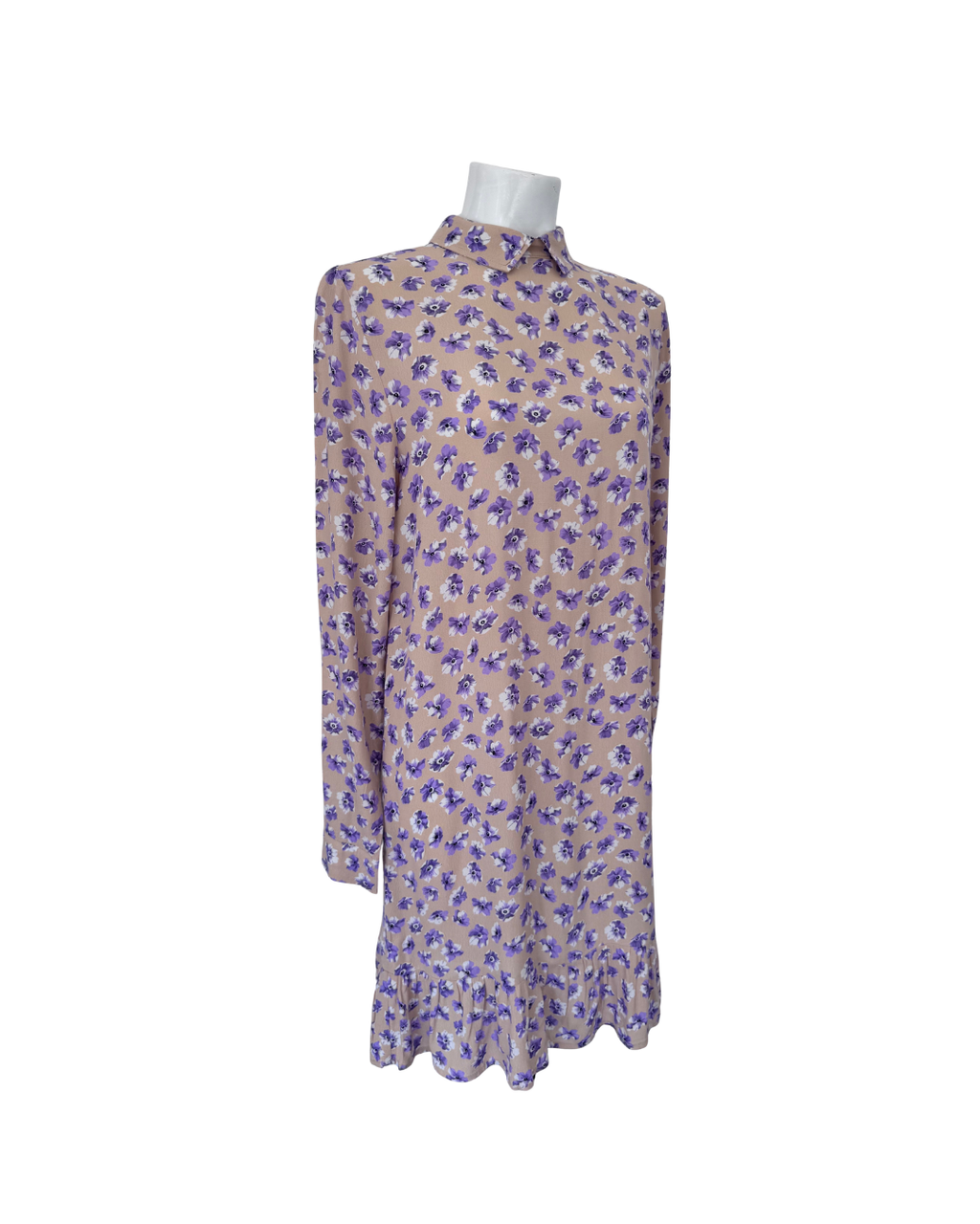 Vestido mini floral - Ganni