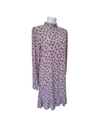 Vestido mini floral - Ganni