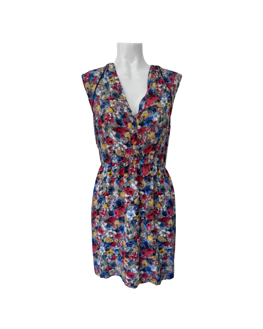 Vestido mini floral multicolor - Sandro