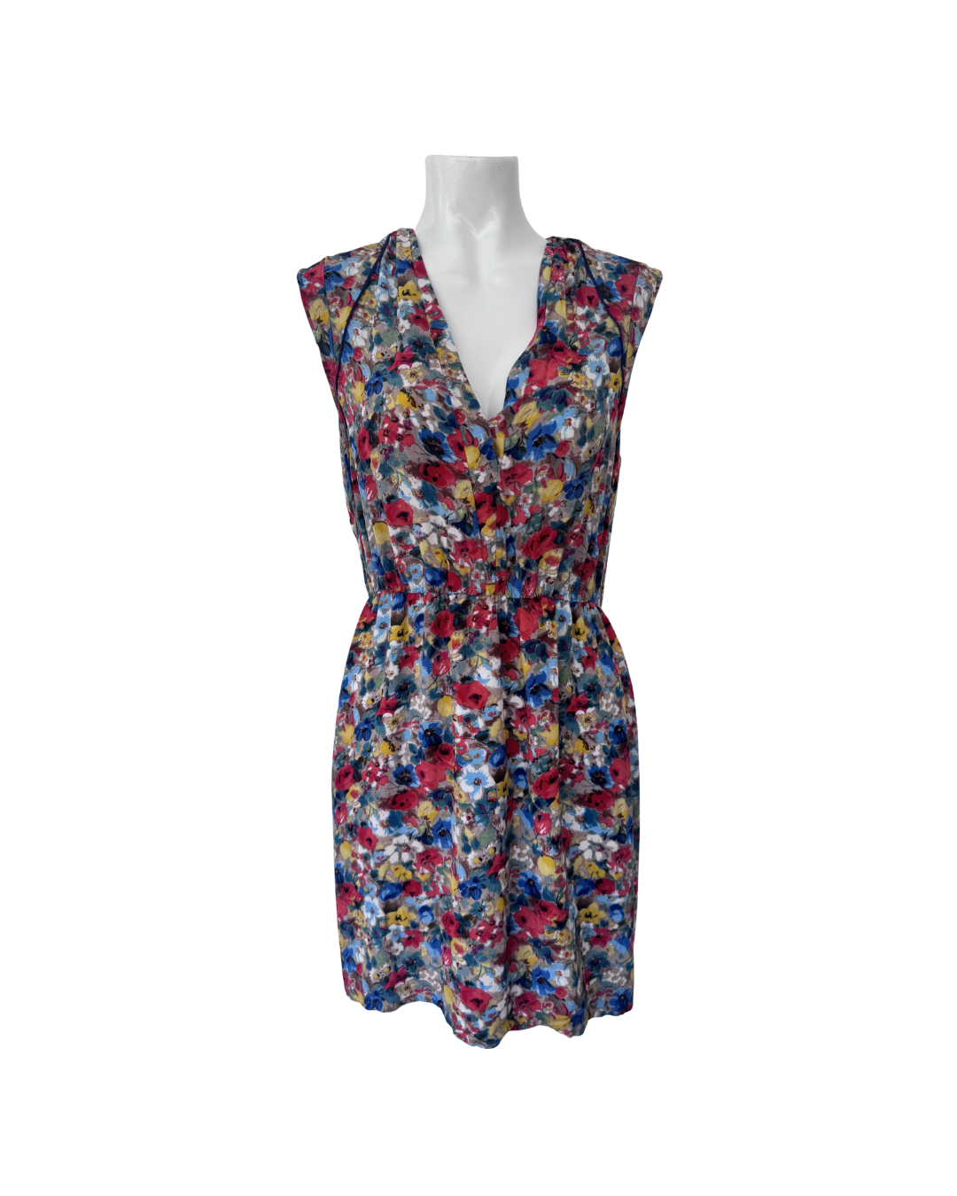 Vestido mini floral multicolor - Sandro