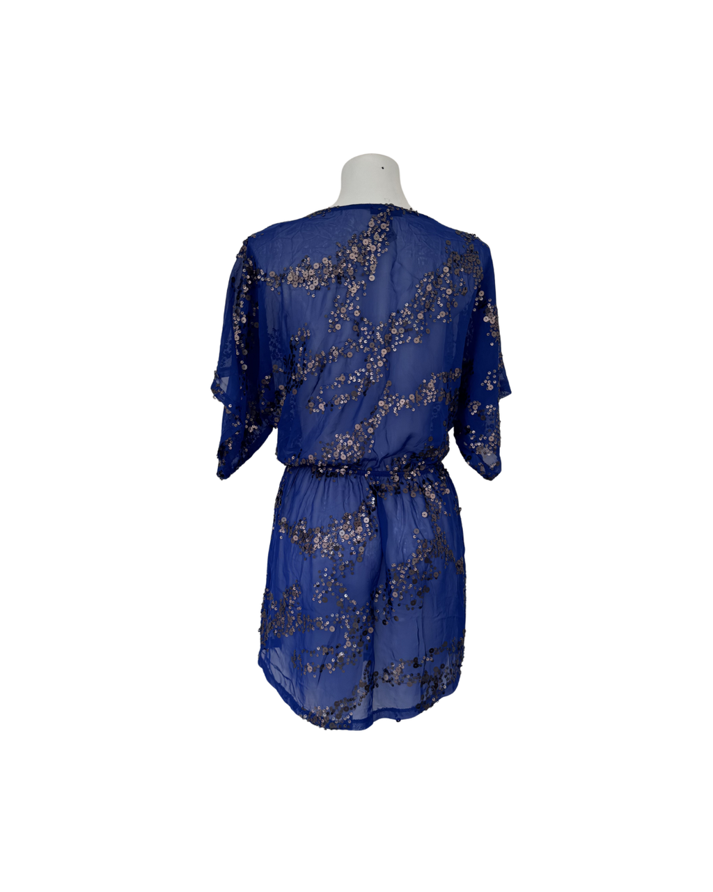 Vestido lentejuelas azul