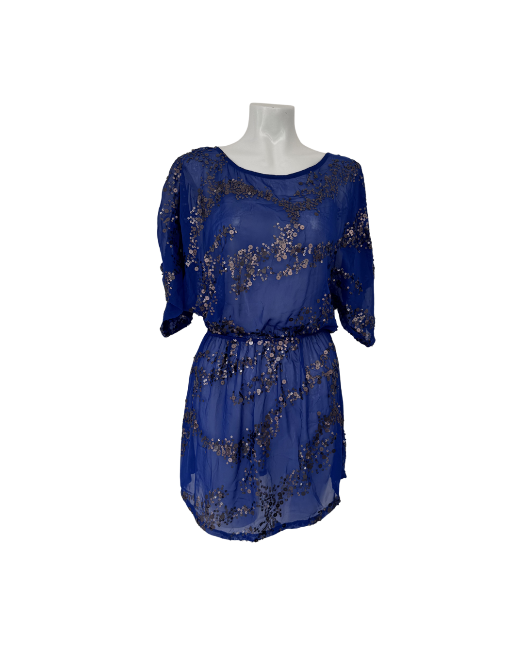 Vestido lentejuelas azul