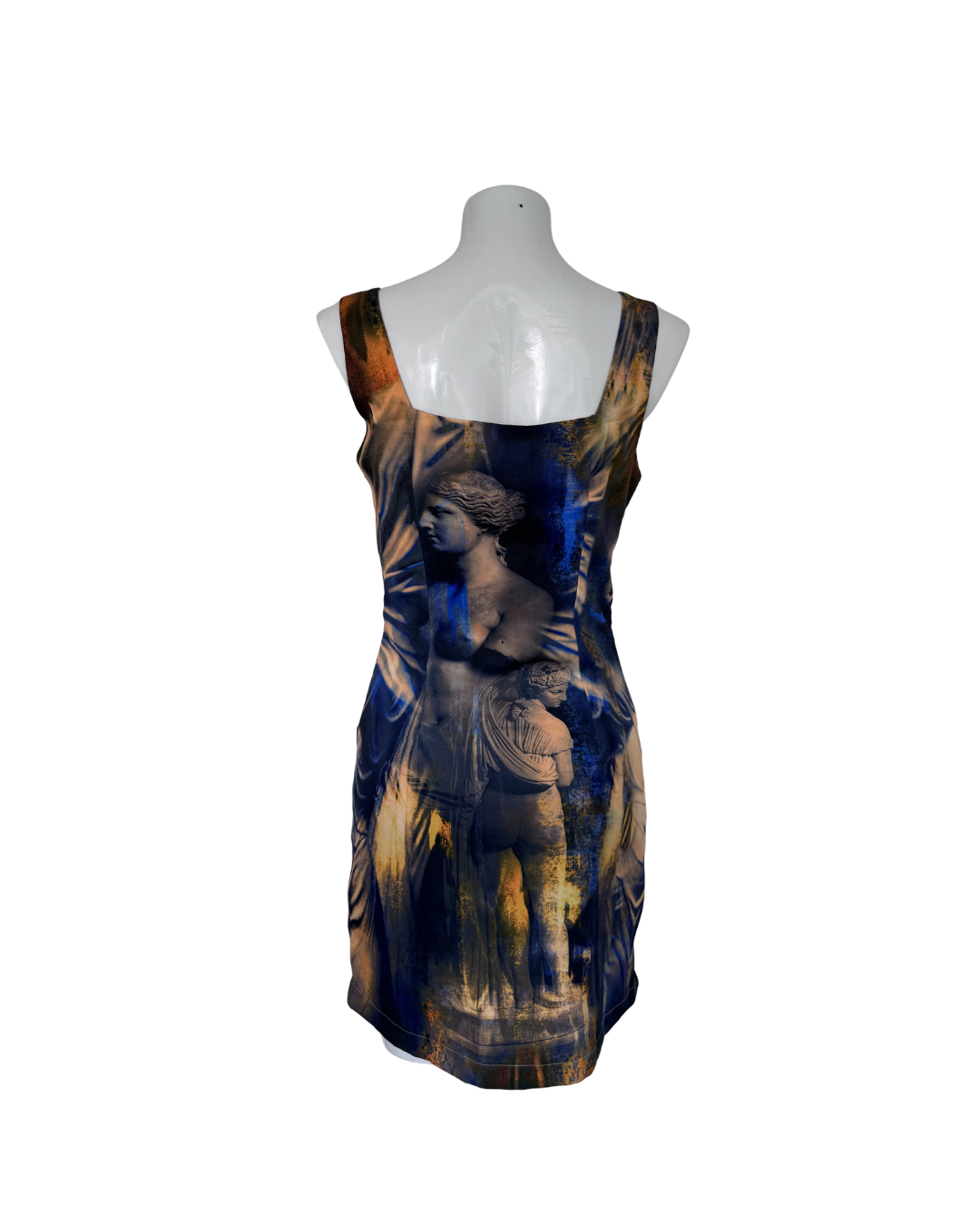 Vestido mini con tirantes azul y amarillo - Pretty Little Things