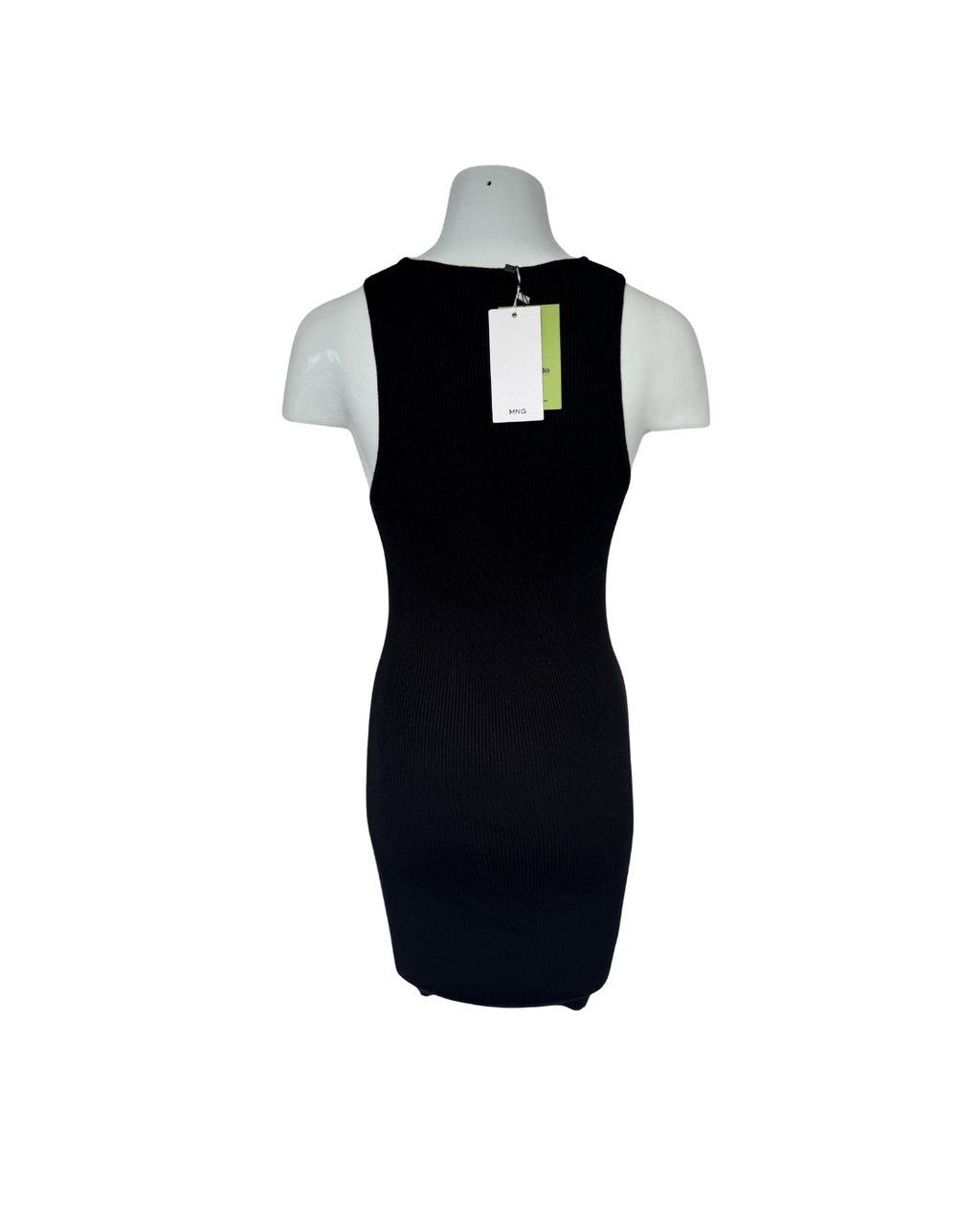 Vestido de punto corto negro - Mango