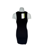 Vestido de punto corto negro - Mango