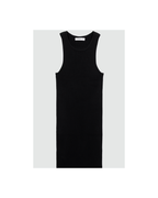 Vestido de punto corto negro - Mango