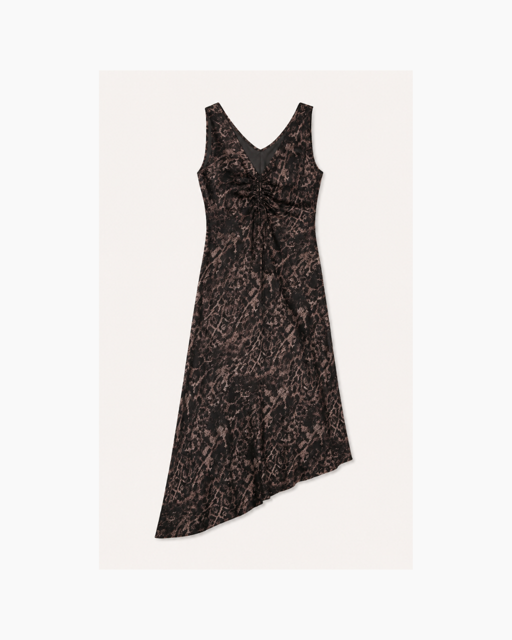 Vestido midi sin mangas animal print All Saints