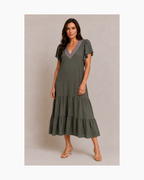 Maxivestido verde - Permuta