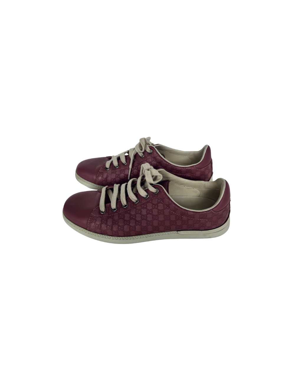 Zapatillas de cuero rosado - Gucci