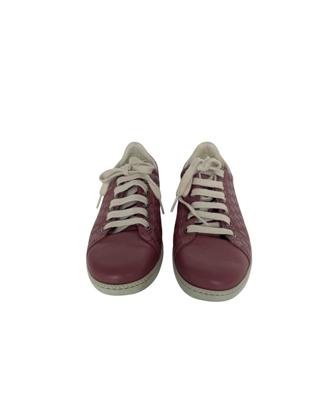 Zapatillas de cuero rosado - Gucci