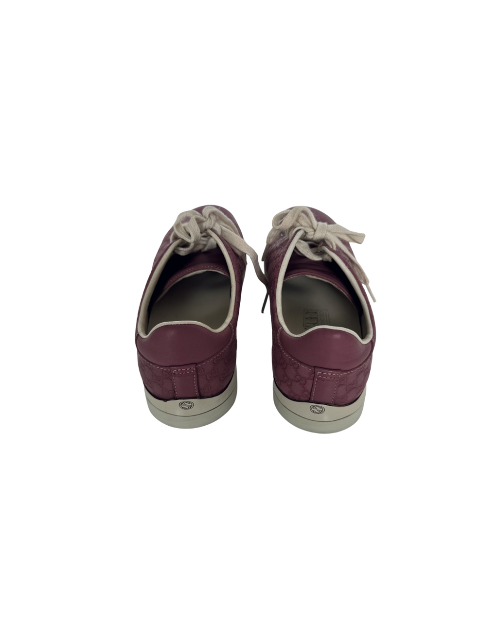 Zapatillas de cuero rosado - Gucci