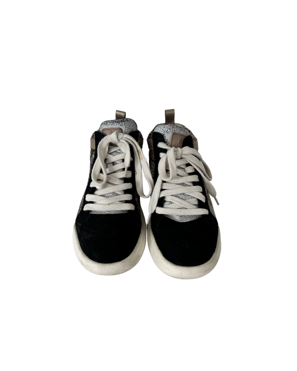 Zapatillas negro y animal print - Johanna Zaraza