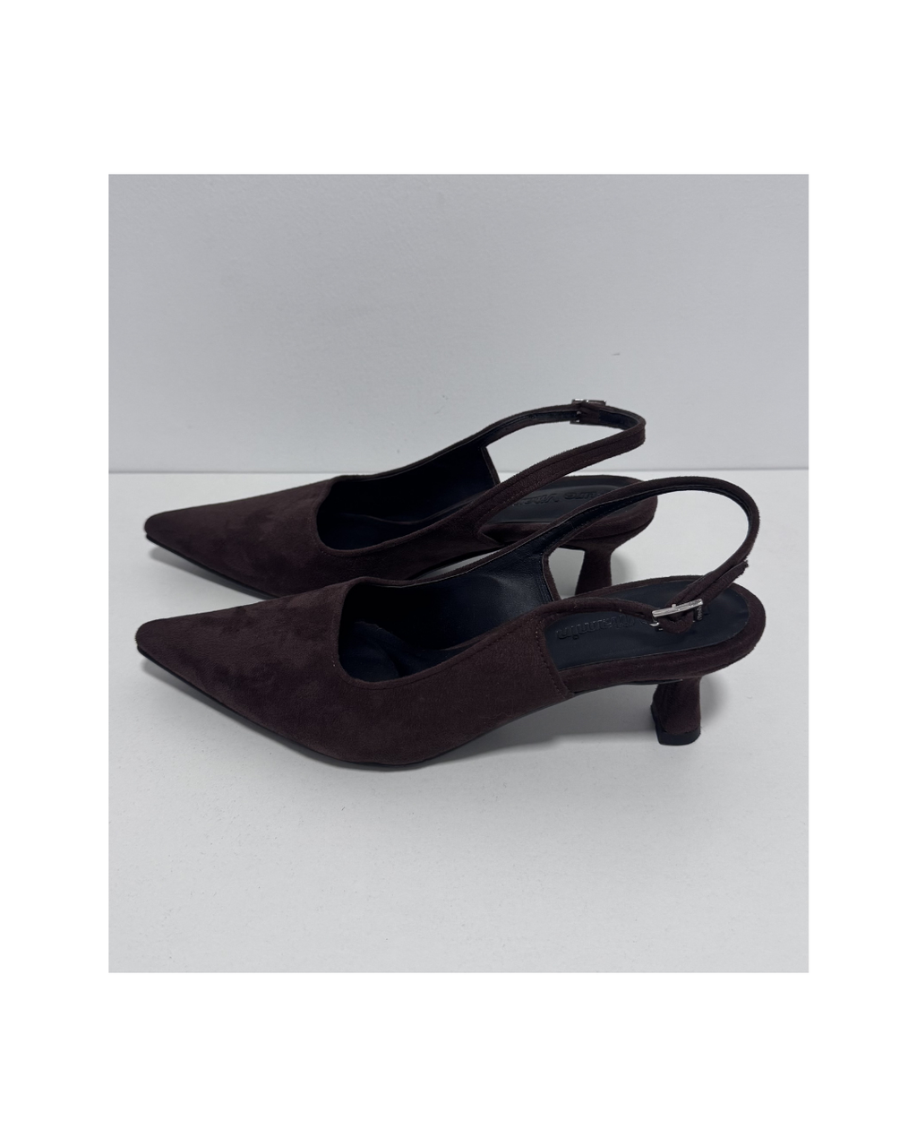 Zapatos sinteticos marrones - Zara