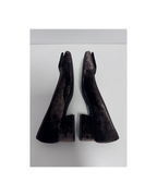 Zapatos terciopelo marron - Elisa Rivera
